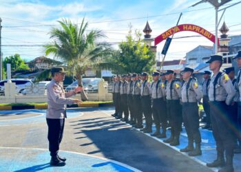 Polres Lhokseumawe Terima 46 Siswa Polisi dari SPN Seulawah untuk Latihan Kerja Selama Satu Bulan