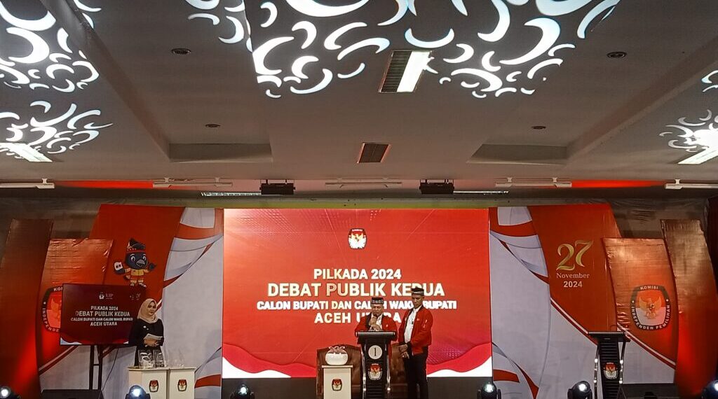 Debat Kedua, Ayah Wa-Panyang Paparkan Wacana Atasi Banjir dan Ilegal Logging di Aceh Utara