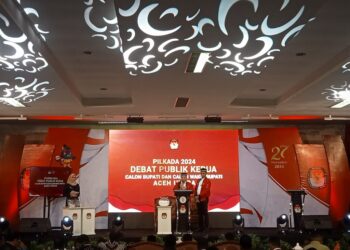 Debat Kedua, Ayah Wa-Panyang Paparkan Wacana Atasi Banjir dan Ilegal Logging di Aceh Utara