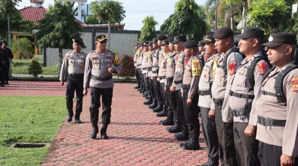 Kapolres Aceh Utara Kerahkan 374 Personel Amankan 691 TPS