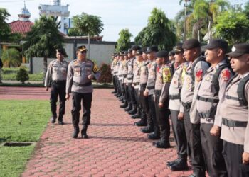 Kapolres Aceh Utara Kerahkan 374 Personel Amankan 691 TPS
