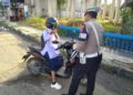 Satlantas Polres Lhokseumawe Gelar Patroli Kawasan Tertib Lalu Lintas, Antisipasi Kecelakaan dan Pelanggaran Lalu Lintas
