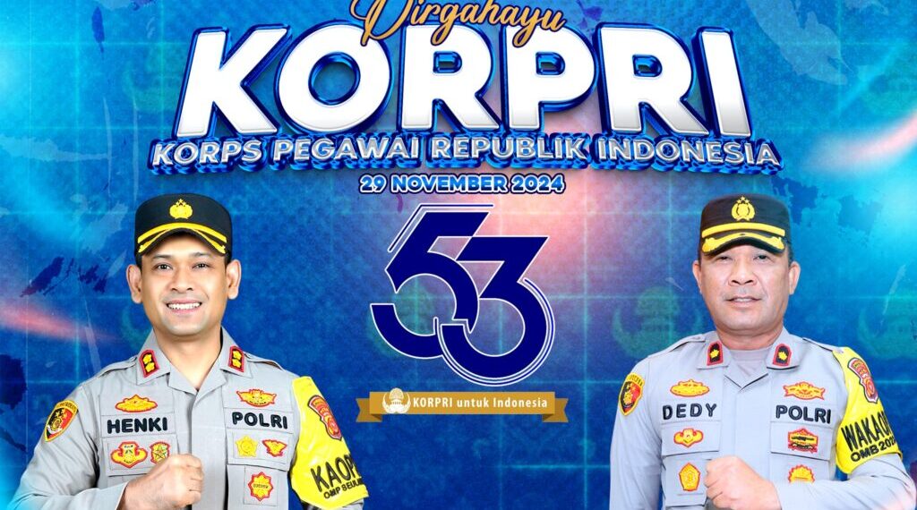 Kapolres Lhokseumawe Sampaikan Ucapan Selamat HUT Korpri ke-53