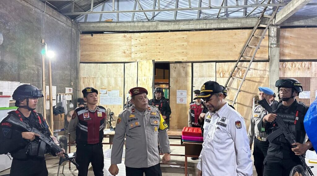 Patroli Gabungan Polres Lhokseumawe, Upaya Kondusifkan Suasana Pilkada