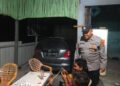 Patroli Malam, Personel Polsek Blang Mangat Sampaikan Imbauan Kamtibmas