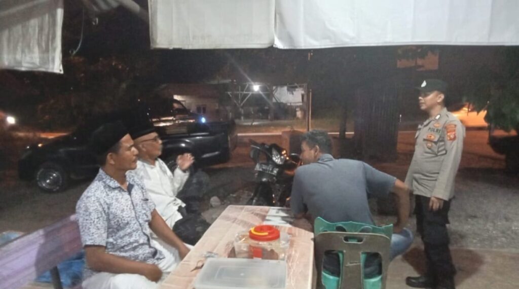 Polsek Samudera Intensifkan Patroli Malam Pasca Pilkada, Sampaikan Pesan Persatuan