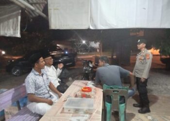 Polsek Samudera Intensifkan Patroli Malam Pasca Pilkada, Sampaikan Pesan Persatuan