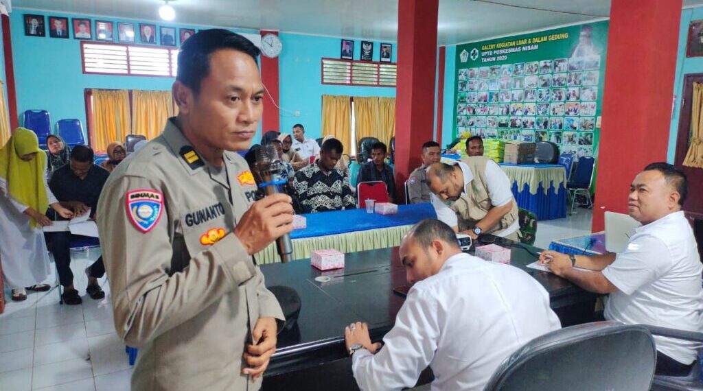 Binmas Polres Lhokseumawe Berikan Penyuluhan Bahaya Narkoba di Nisam