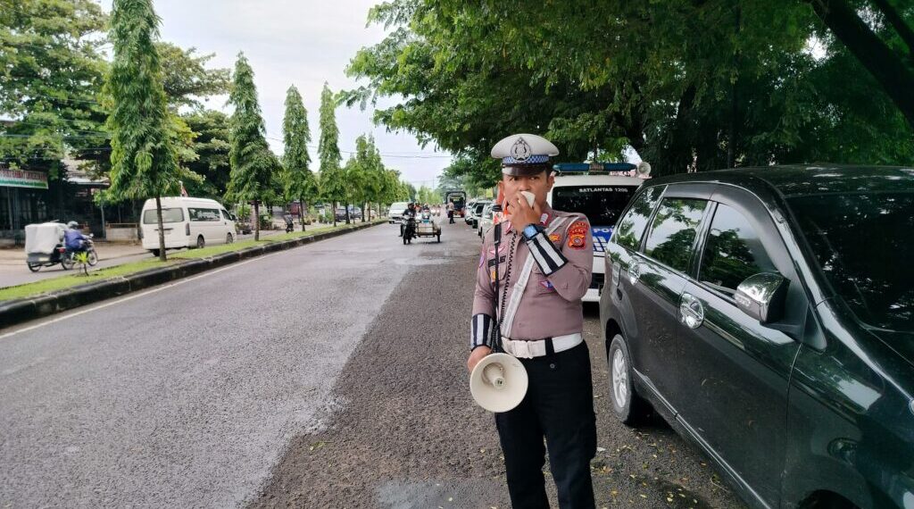 Edukasi Tertib Berlalu Lintas, Satlantas Polres Lhokseumawe Gelar Penyuluhan Keliling
