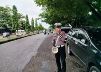 Edukasi Tertib Berlalu Lintas, Satlantas Polres Lhokseumawe Gelar Penyuluhan Keliling 