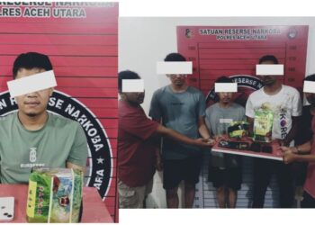 Tujuh Pemuda Ditangkap Polisi, 2,5 Kilogram Sabu Diamankan