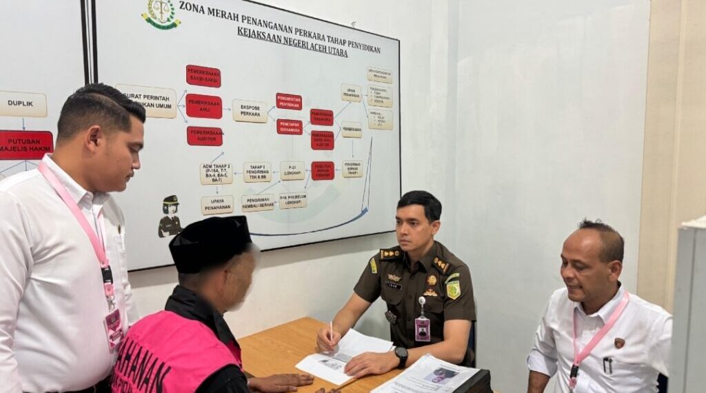 Diduga Korupsi Dana Desa, Mantan Geuchik Lhok Reudeup Limpah ke Jaksa