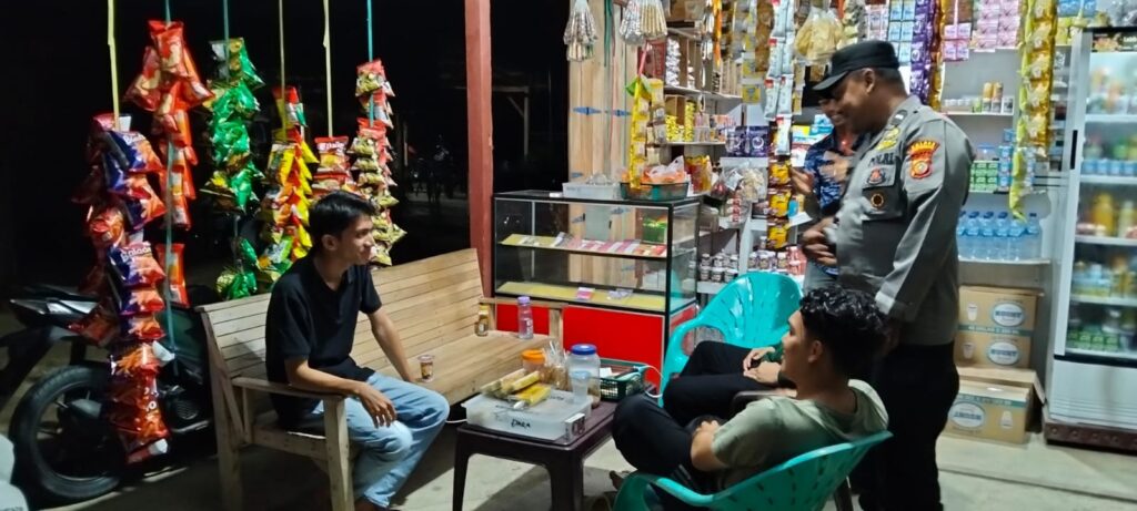 Patroli Malam Polsek Samudera: Wujud Komitmen Jaga Keamanan Warga