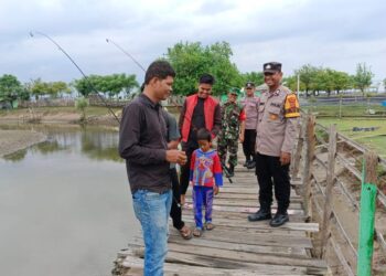 Patroli Gabungan Polsek Muara Satu dan Koramil 01/Ms dalam rangka Antisipasi Gangguan Kamtibmas Jelang Nataru 2024