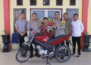 Dua Pelaku Curanmor Ditangkap Polisi, Satu Unit Sepmor Diamankan