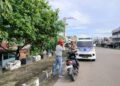 Penyuluhan Keliling di Cunda, Satlantas Polres Lhokseumawe Gencarkan Imbauan Tertib Lalu Lintas