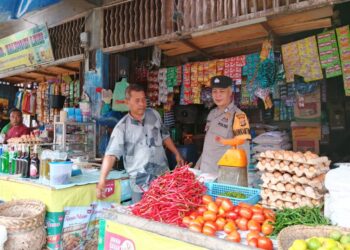 Polsek Syamtalira Bayu Kawal Ketersediaan dan Stabilitas Harga Sembako