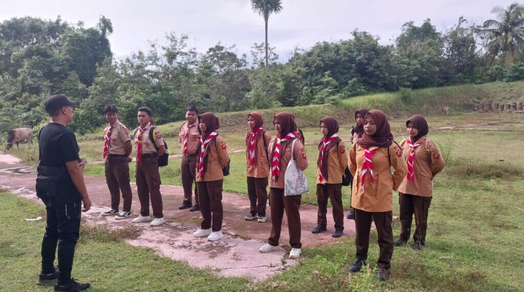 Pramuka Saka Bhayangkara Polres Lhokseumawe Gelar Latihan SAR