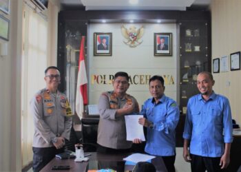 Perumda Air Minum Tirta Mon Mata Teken MoU dengan Polres Aceh Jaya untuk Pengamanan Aset Vital