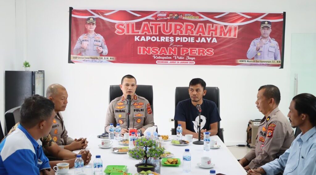 Diskusi Jum’at Curhat Polres Pidie Jaya: Langkah Strategis Membangun Keamanan Bersama Media*