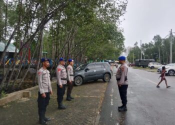 Sat Polair Polres Langsa,lakukan Pengamanan Objek Wisata Hutan Manggroeve