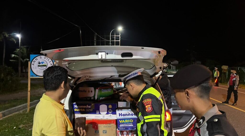 Polres Aceh Besar Laksanakan KRYD,Cegah Gangguan Kamtibmas Saat Libur Panjang