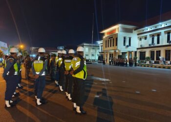 Pengamanan Malam Tahun Baru, Polres Lhokseumawe Kerahkan Ratusan Personel Gabungan