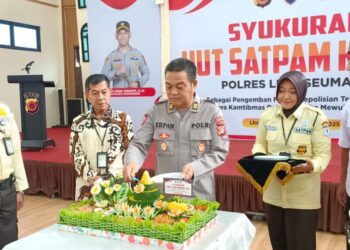 HUT Satpam ke-44, Polres Lhokseumawe Gelar Acara Syukuran
