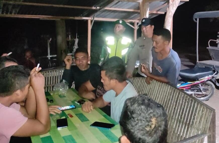 Polsek Syamtalira Bayu dan TNI Gencarkan Patroli Dialogis, Warga Apresiasi Langkah Preventif