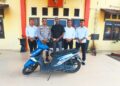 Kapolres Aceh Utara Serahkan Motor Curian “Wongli” ke Pemiliknya