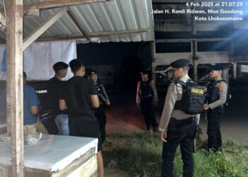 Antisipasi Gangguan Kamtibmas, Sat Samapta Presisi Intensifkan Patroli Wilayah Kota Lhokseumawe