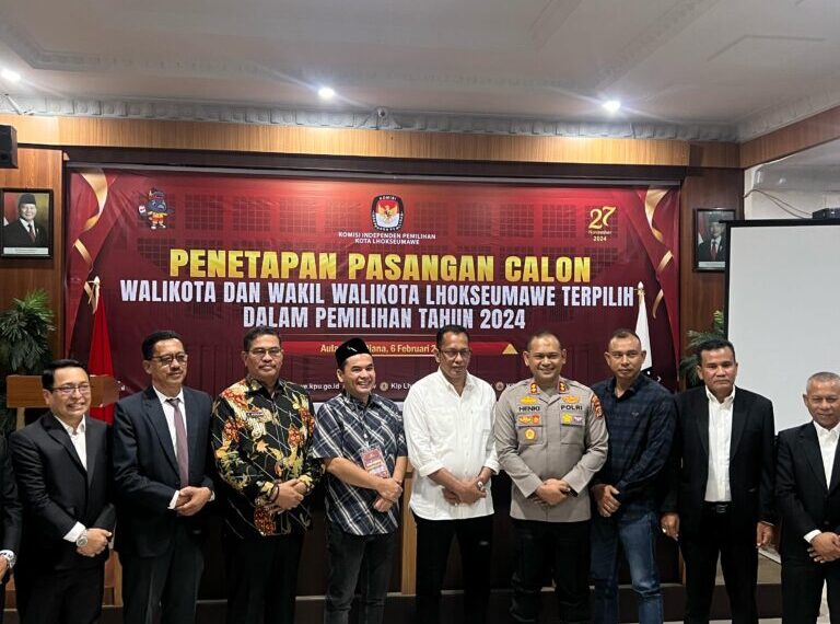 Wakili Ketua DPRK, Fauzan Hadiri Pleno Penetapan Paslon Wali Kota Terpilih di Hotel Diana