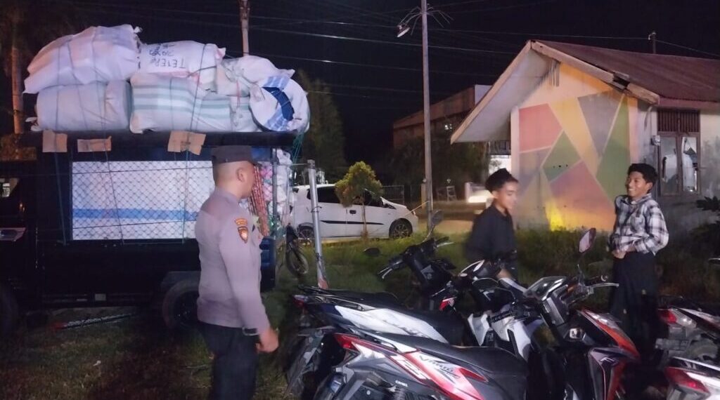 Polsek Simpang Kramat Perkuat Patroli Malam, Wujudkan Keamanan yang Kondusif