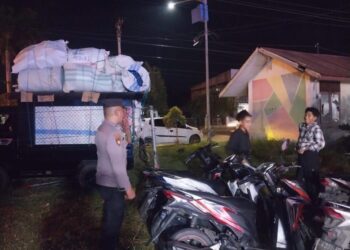 Polsek Simpang Kramat Perkuat Patroli Malam, Wujudkan Keamanan yang Kondusif