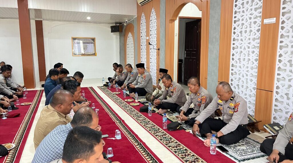 Polres Aceh Utara Gelar Tahlilan untuk Almarhum Abu Kuta Krueng