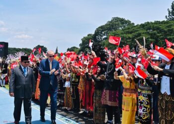 Presiden Prabowo Sambut Presiden Erdoğan dalam Upacara Kenegaraan di Istana Bogor
