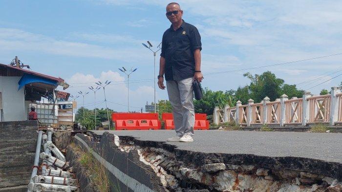 Komisi C DPRK Lhokseumawe Tinjau Jembatan Los Kala, Perbaikan Masih Terbengkalai