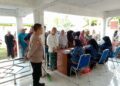 Polsek Blang Mangat Kawal Pasar Murah di Jambo Timu, Warga Antusias Dapatkan Sembako Murah