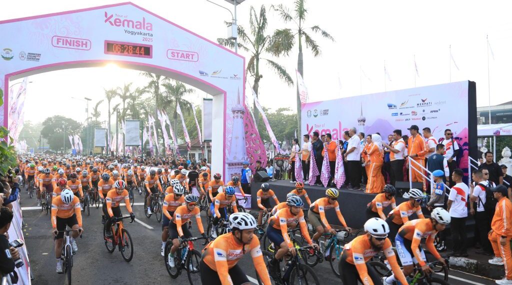 Hari Kedua Tour of Kemala 2025 Meriah, 1.794 Peserta Ramaikan Lintasan di Yogyakarta
